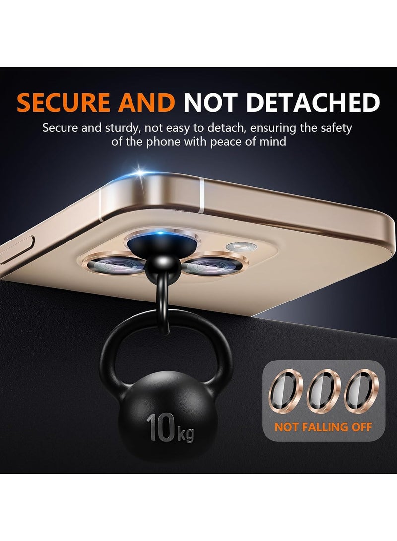 FARROBIZZ iPhone 16 Pro/16 Pro Max Camera Lens Protective Cover for iPhone 16 Pro/ProMax Camera Lens Protective Film 9H Tempered Glass + Aluminum Frame Camera Lens Film for iPhone 16 Pro/16 Pro  - Image 4