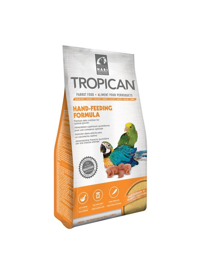 Hari Tropican Bird Food, Hagen Parrot Food Hand Feeding Formula, Easy to Mix, 14 oz Bag