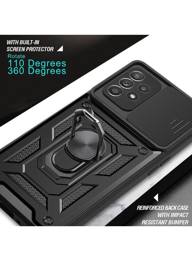 إيروريكس 【2 في 1】واقي شاشة متوافق مع هاتف سامسونج جالكسي S21 ألترا، طبقة TPU شفافة عالية الدقة وليس زجاجية مع غطاء كاميرا منزلق وحافظة هاتف متينة مقاومة للصدمات لهاتف S21 ألترا - Image 3