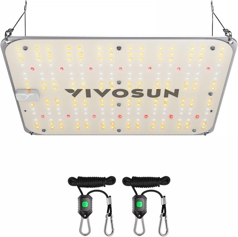 VIVOSUN ضوء نمو LED VS1000E مع ثنائيات الطيف الكامل، ضوء نباتي مشابه للشمس للنباتات الداخلية، الشتلات، الخضار والإزهار في خيام نمو 2x2/3x3 والدفيئات الزراعية - Image 1