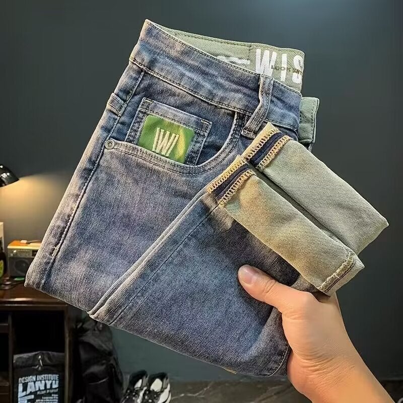 Unisex Classic Denim Jeans Loose Fit Daily Outdoor Wear - Image 2