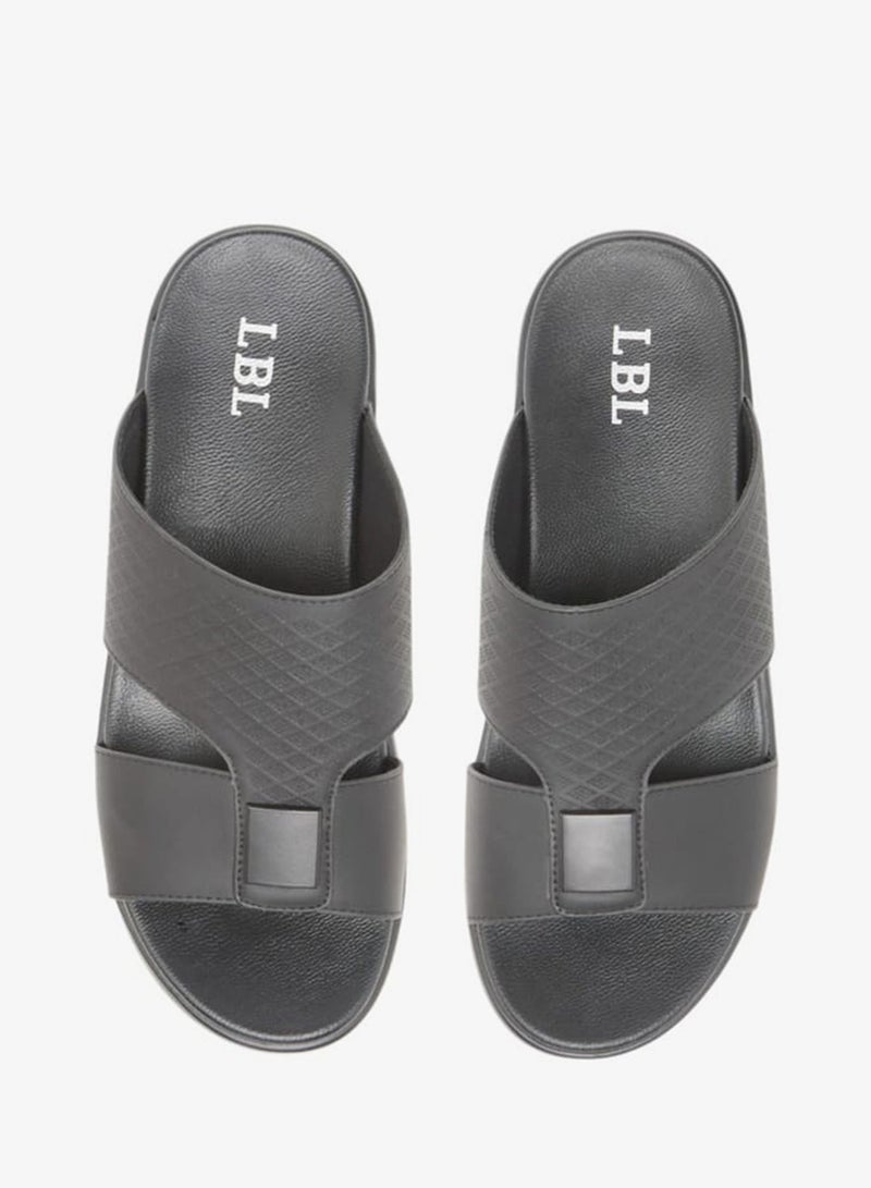 LBL by Shoexpress Textured Slip-On Comfort Arabic Sandals - Image 1