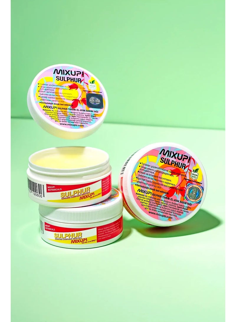 ميكس اب  زيت الكبريت للعناية بالأظافر والقدمين - من ميكس أب 56 جرام - Image 3