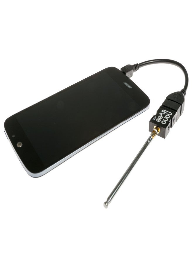 NooElec NESDR Nano 3 OTG - حزمة RTL-SDR صغيرة متميزة لأجهزة Android وأجهزة USB OTG (microUSB) الأخرى. - Image 2