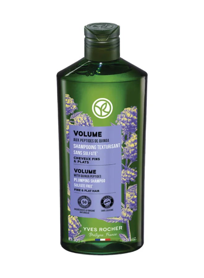 Yves Rocher Volume Plumping Shampoo Sulfate Free Bottle 300 ml