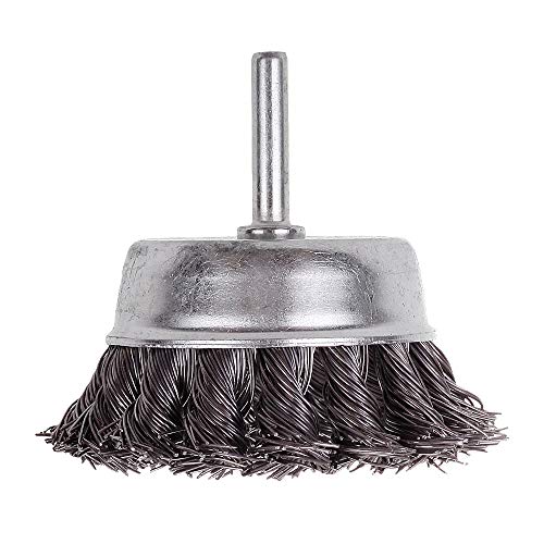 Rocaris 6 Pack Wire Wheels Brush, 3 Inch Knotted and Plated Crimped and 1-Inch Carbon Knot Wire End Brush, Cup Wire Wheels Brush Set Perfect for Removal of Rust/Corrosion/Paint - Image 3