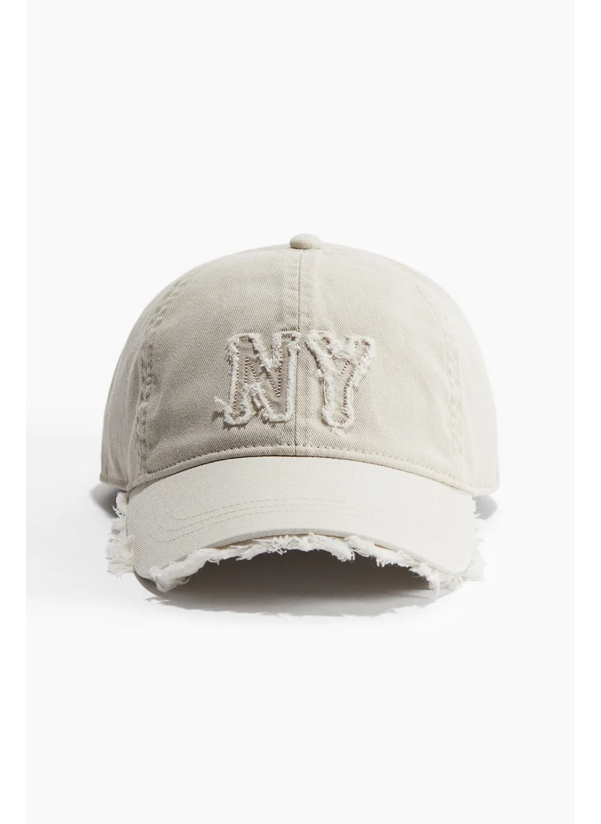 H&M Appliquéd Cotton Cap