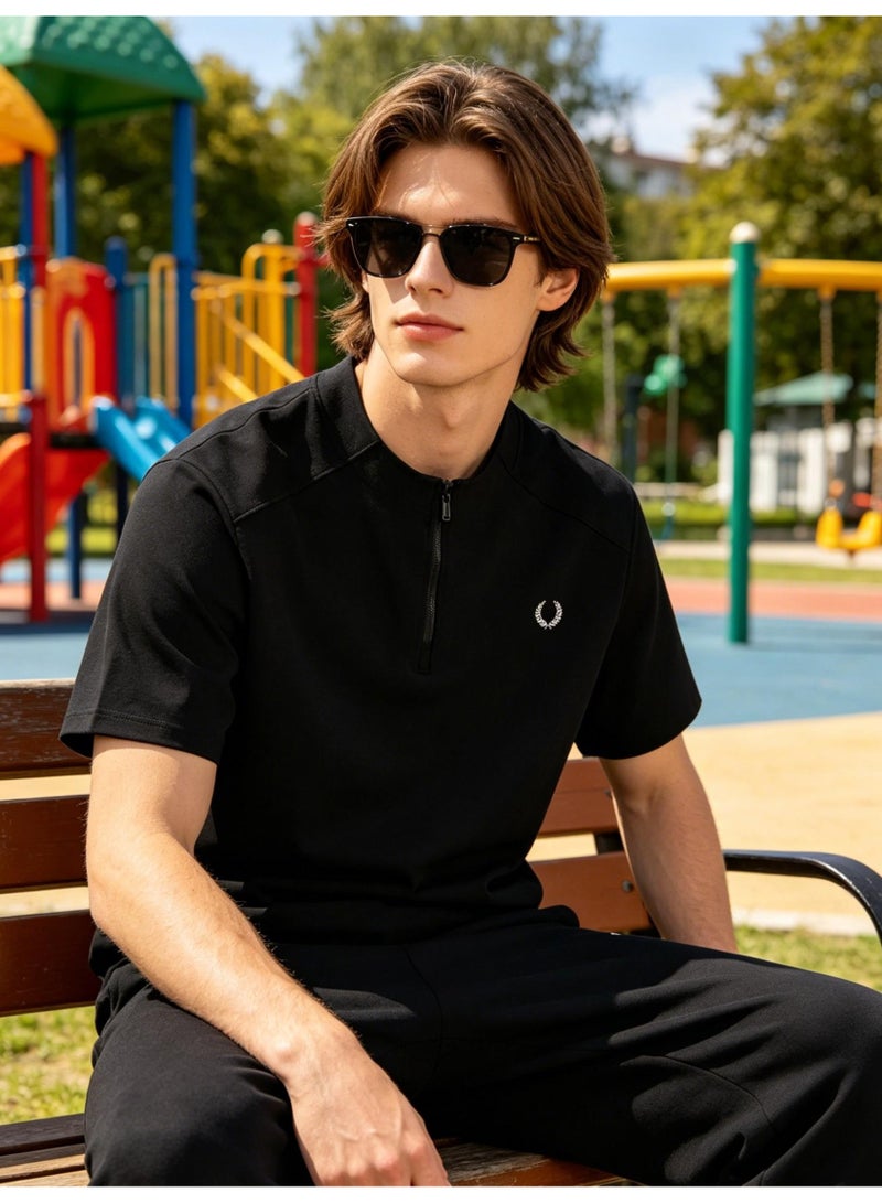 Fred Perry men's and women's laurel logo T-shirt | T-shirt/classic casual pullover/cotton 300g - Image 1