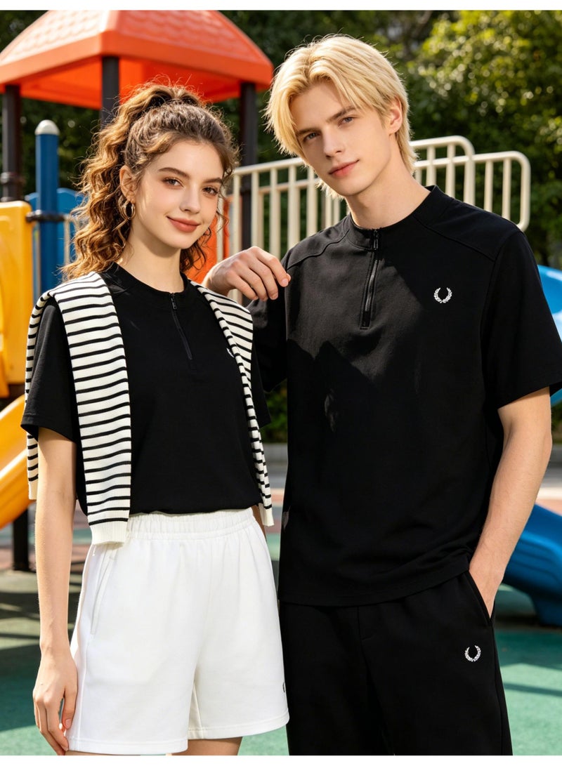 Fred Perry men's and women's laurel logo T-shirt | T-shirt/classic casual pullover/cotton 300g - Image 3