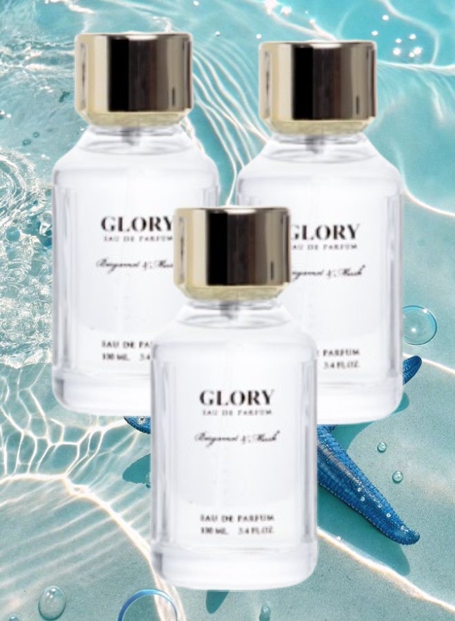 جلوري 3 قطع عطر جلوري 100مل - Image 1