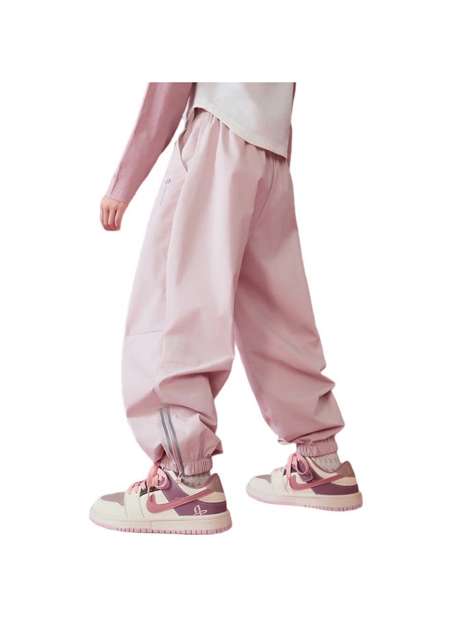 Ask Junior [Heavy Rain Waterproof] Children'S Girls' Pants, Autumn Outdoor Sports Joggers, Big Kids' Wear-Resistant Cargo Pants, 170 - Image 1