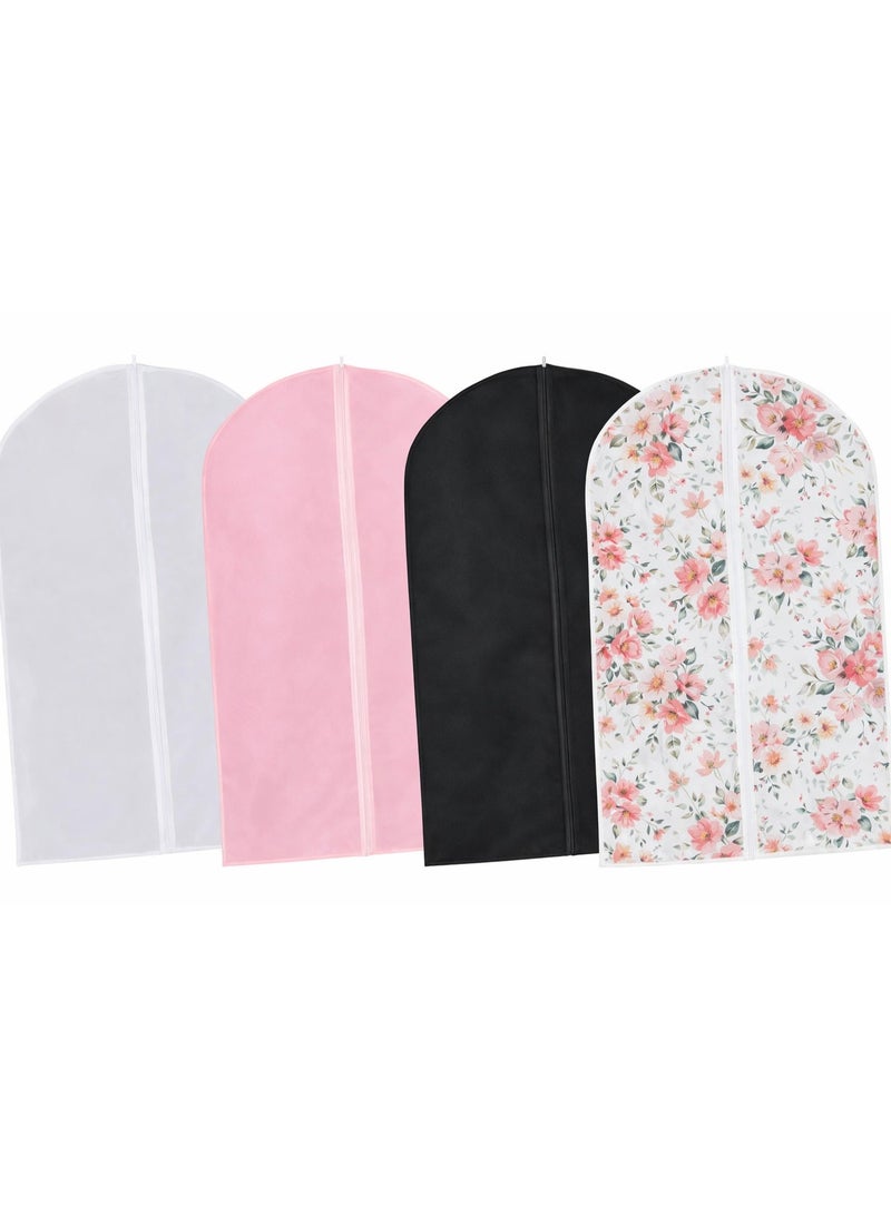 PEVA Suit Cover with Zipper, Dustproof Garment Bag for Clothes Protection, 60x80 cm - Image 2