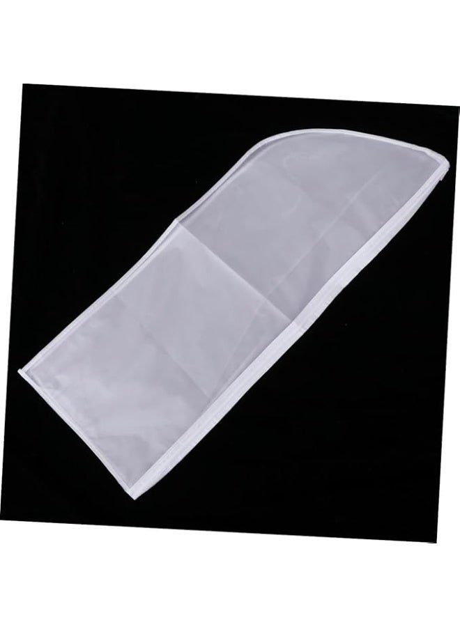 PEVA Suit Cover with Zipper, Dustproof Garment Bag for Clothes Protection, 60x80 cm - Image 5