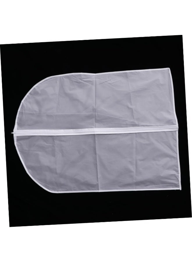 PEVA Suit Cover with Zipper, Dustproof Garment Bag for Clothes Protection, 60x80 cm - Image 3