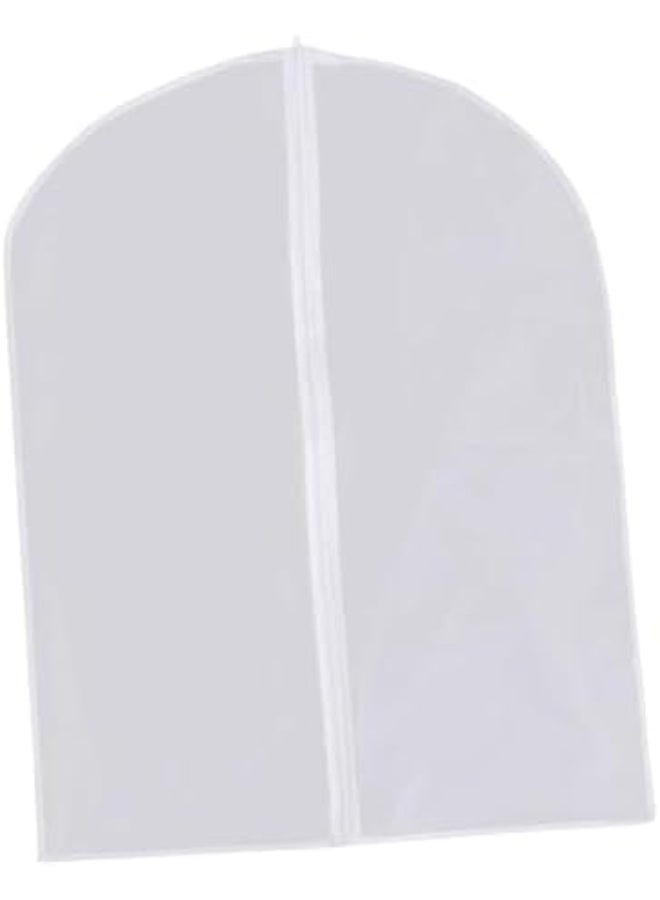 PEVA Suit Cover with Zipper, Dustproof Garment Bag for Clothes Protection, 60x80 cm - Image 1