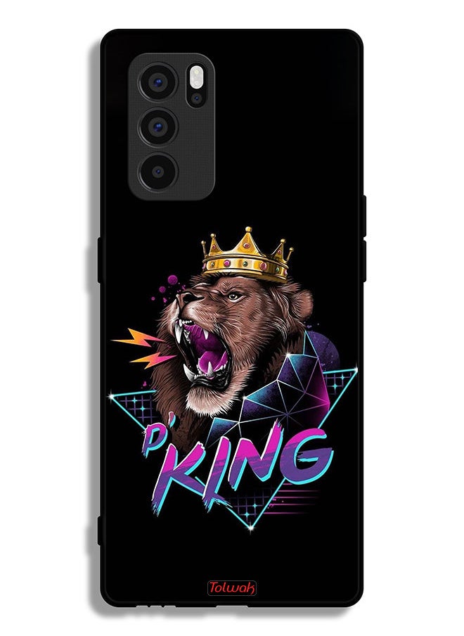 Tolwak Oppo Reno6 Pro 5G Protective Case Cover Lion King Art  - Image 2