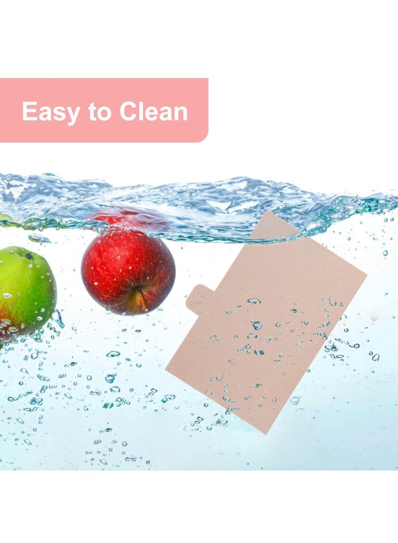 SYOSI 4 Pcs Cutting Board Set with Stand, Color Coded Reversible Chopping Boards, Plastic Cutting Boards Compact,for Safer Food Prep, Prevent Cross-contamination, Eco-friendly Wheat Straw Fiber - Image 5