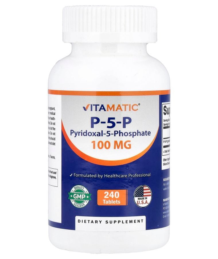 Vitamatic P-5-P 100 mg 240 Tablets