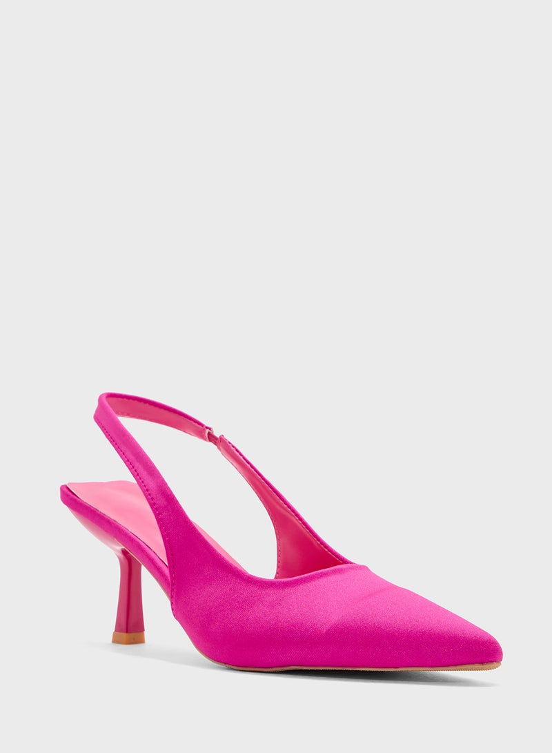 Ginger Ladies Classic Heeled Pump  - Image 2