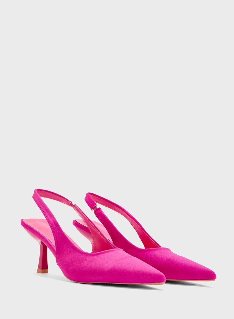 Ginger Ladies Classic Heeled Pump  - Image 4