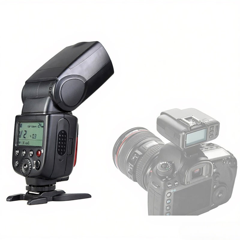 Camera Flash Speedlite: GN60 1/1 To 1/128 Output, Built-In 2.4G Wireless Transmission - High Speed Sync, Master/Slave Flash For DSLR Cameras - Image 3