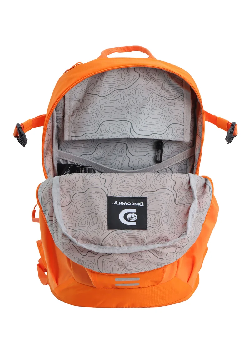 Discovery Discovery Body Spirit Nylon Ripstop 8L Outdoor Backpack Orange for Men and Women, Durable Lightweight Water Resistant Casual Daypack Bag for School University Office Travel Hiking Adventure.