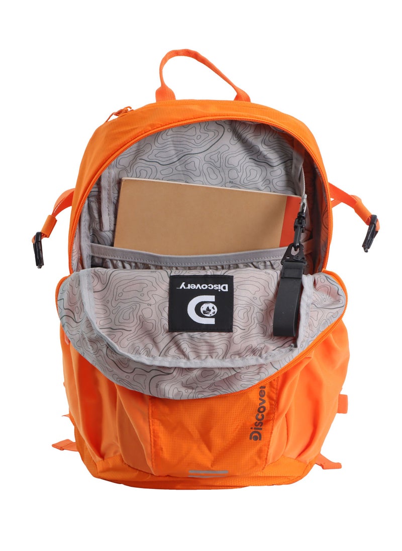 Discovery Body Spirit Nylon Ripstop 8L Outdoor Backpack Orange for Men and Women, Durable Lightweight Water Resistant Casual Daypack Bag for School University Office Travel Hiking Adventure. - pzsku/Z92B2E61439BAC6F83908Z/45/_/1722327604/a3832542-bf55-4d38-a7fc-b6c8bf7b49e8