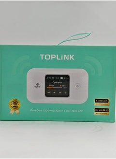 TOPLINK MR57 Ultra 4G Pocket Mobile Wi-Fi Router With 4600mAh Battery  LTE Cat4  Connects Up 12 Users 300Mbps Wireless(White)  - Image 4