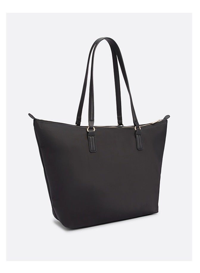 Tommy Hilfiger Plus Tommy Hilfiger Signature Tape Black Tote Bag  - Image 3