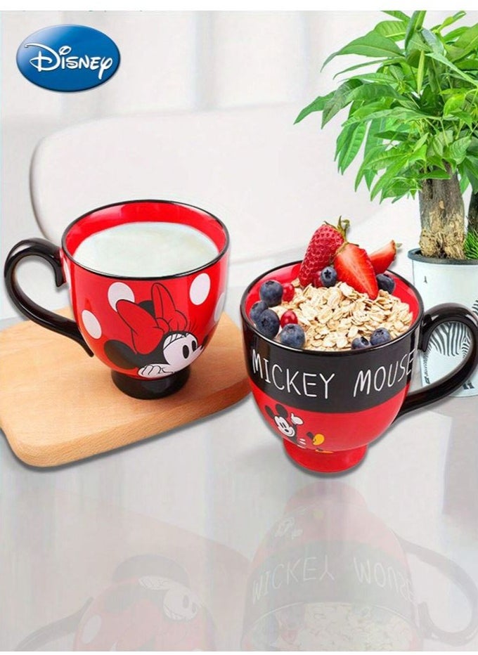 Disney - Disney fun-shaped tableware for kids, Disney yogurt bowls with Mickey aميكي وميني مجموعة أواني طعام أطفال ديزني الأصلية أدوات مائدة ديزني ستتش وفروزن للأطفالnd Minnie designs, original Disney kids tableware set, Disney tableware with Stitch and Frozen designs for kids, Disney yogurt bowls with character prints for kids, Disney yogurt bowls with designs featuring Frozen, Mickey, and Monsters, Inc., food bowls, Disney-themed tableware and snack sets, kids' plates, yogurt bowls, kids' food bowls, lightweight Disney-themed plates." Disney Coffee Mug for Water and Coffee Insulated Color Mickey Mouse Princess Elsa Anna Stitch Rapunzel McQueen Cup - Image 1