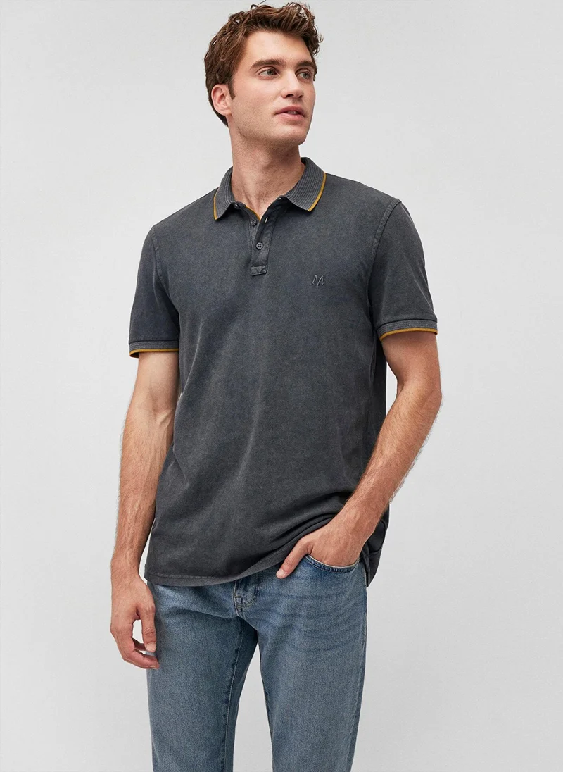 مافي Collar Detailed Grey Polo