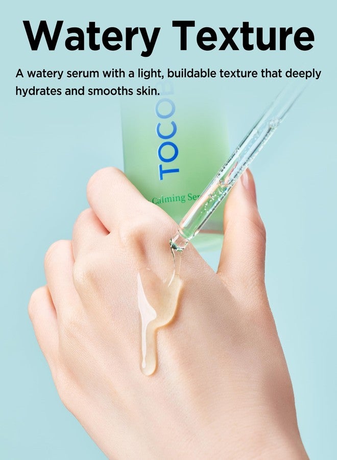 TOCOBO Cica Calming Serum - Korean Vegan Soothing Face Serum with Cica, Tea Tree & Hyaluronic Acid - Lightweight Hydrating Formula for Sensitive Skin, 24-Hour Moisture, Non-Greasy, 1.01 fl.oz. - Image 5