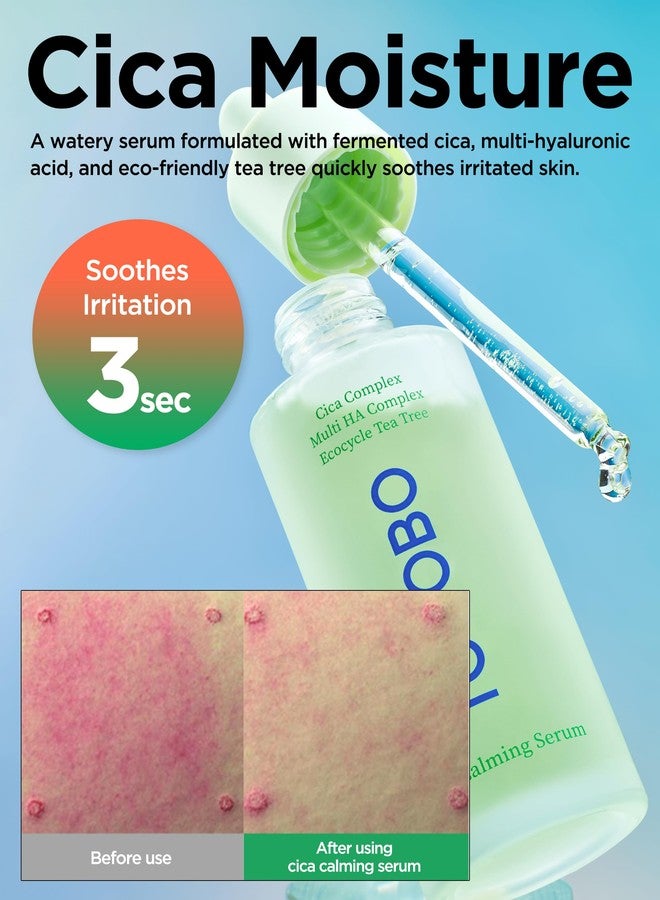 TOCOBO Cica Calming Serum - Korean Vegan Soothing Face Serum with Cica, Tea Tree & Hyaluronic Acid - Lightweight Hydrating Formula for Sensitive Skin, 24-Hour Moisture, Non-Greasy, 1.01 fl.oz. - Image 3