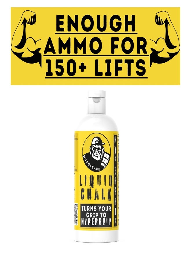 Muscleape Liquid Chalk for Titanium Strenght Dry Grip.Sweat Free Hands for Weightlifting, Gym, Rock Climbing, Calisthenics, Gymnastics, Crossfit, Bodybuilding Sufficient for 150+ Lifts. 210 Ml. - Image 5