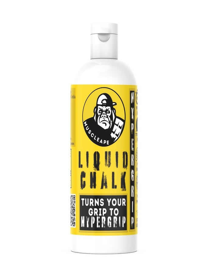 Muscleape Liquid Chalk for Titanium Strenght Dry Grip.Sweat Free Hands for Weightlifting, Gym, Rock Climbing, Calisthenics, Gymnastics, Crossfit, Bodybuilding Sufficient for 150+ Lifts. 210 Ml. - Image 1