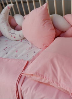 FUN MOMENT Triple Braided Baby Bed Rails with Quilt, Pillows and Sheet  - Image 4