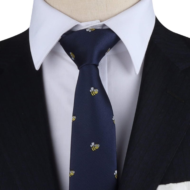 AUSCUFFLINKS Animal Ties | Woven Skinny Neckties | Groomsmen Wedding Ties | Work Ties for Him - Image 2
