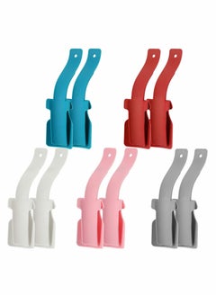 Lazy Shoe Helper Portable Sock Shoe Slider Travel Handled Shoe Horn Shoe Lifting Wearing Helper Tool Easy on Easy Off Plastic Shoehorn One Size Fits Most Shoes All Age 10 Pcs