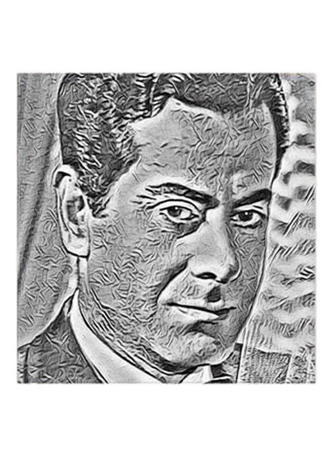 RYN Farid Al-Atrash MDF Wall Art Grey/Black - Image 2