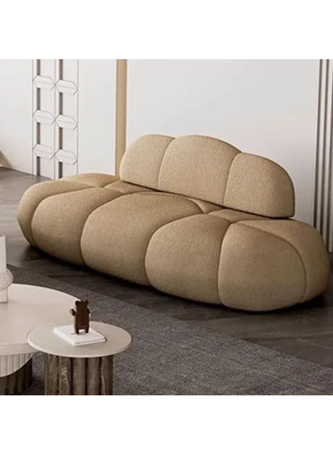 Comfynest Contemporary Armless Sofa Wool Cloud Stylish Living Room Sofa  - Image 1