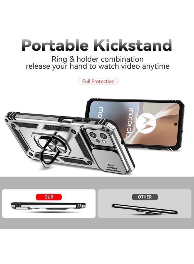 اس-توب جراب لهاتف Motorola Moto G32 مزود بحامل كاميرا منزلق - Image 5