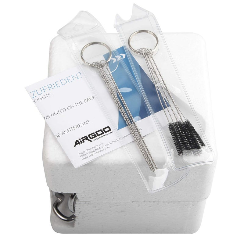 Fengda Airbrush Cleaning Kit, BD-778 Airbrush Cleaning Pot with 5 Cleaning Brushes, 5 Cleaning Picks, 3 Filters, 1 Wash Needle for Airbrush Needle, Nozzle Cleaning - Image 5