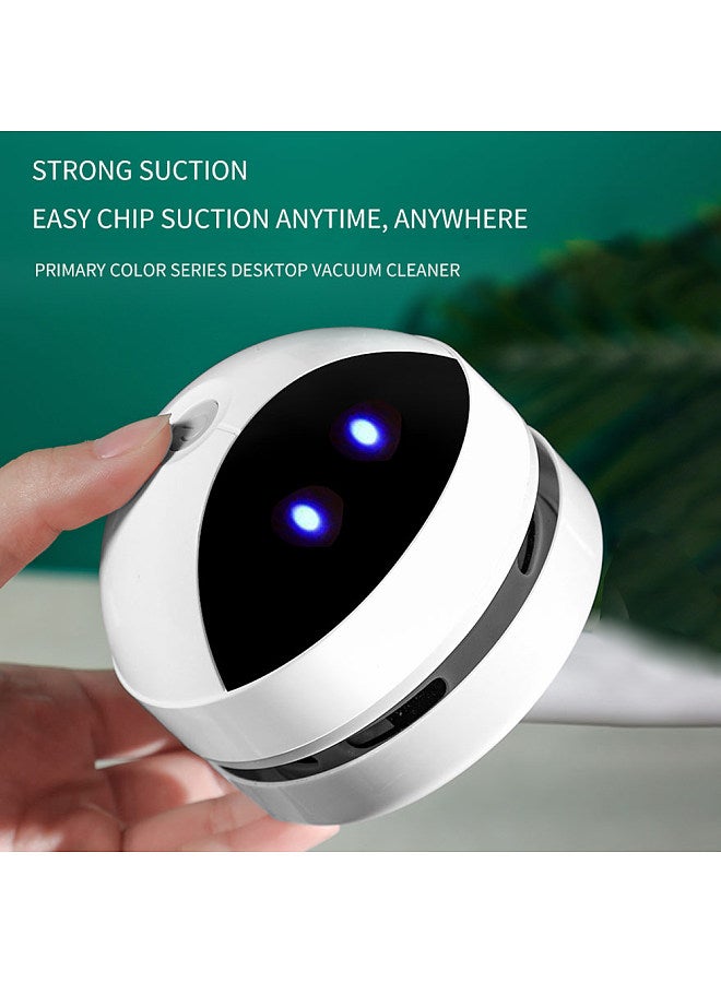 Generic Mini Desktop Vacuum Cleaner Portable Cute Cartoon Vacuum Cordless Table Dust Sweeper USB Rechargeable Battery Operated for Cleaning Dust Crumbs Hairs Scraps  - Image 3