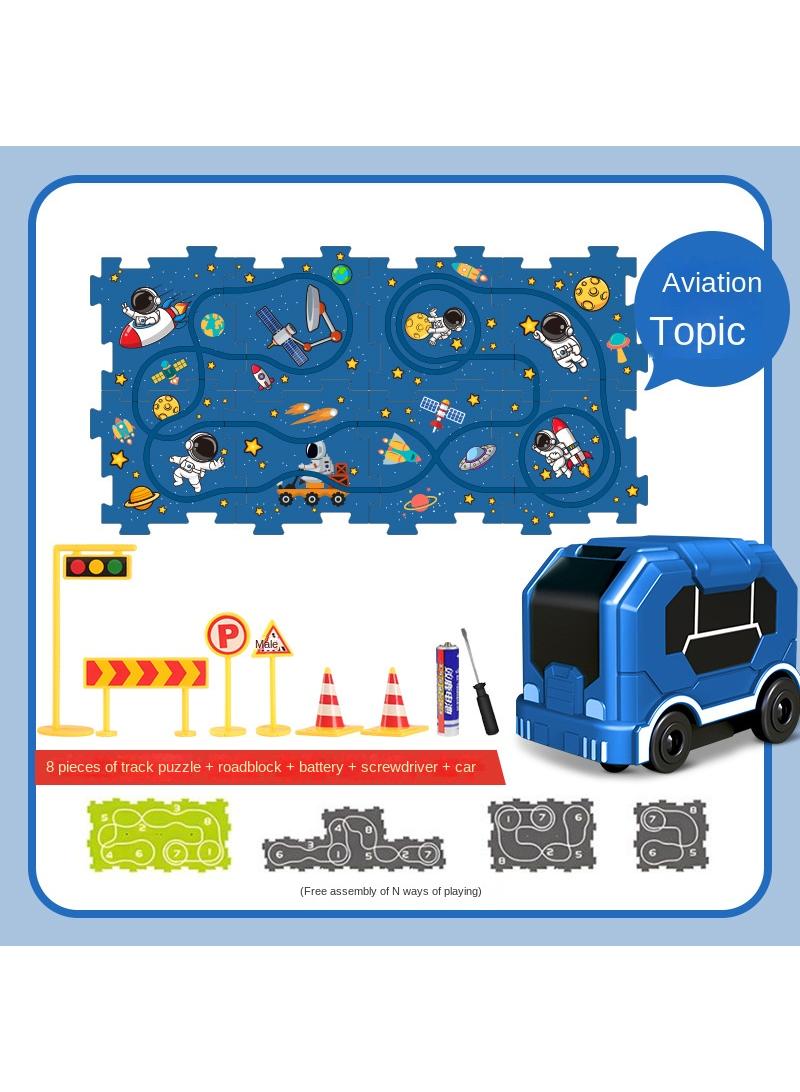 Y&D Children's DIY Track Puzzle Car Toy - Image 1