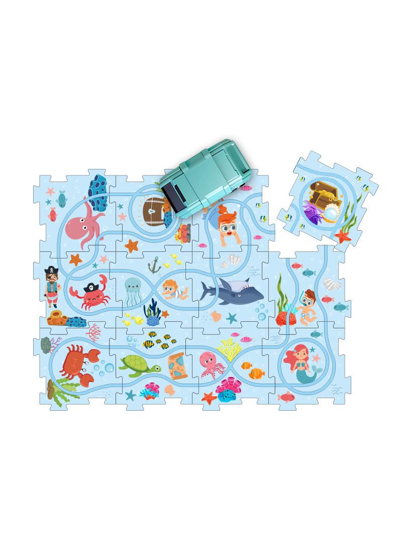 Y&D Children's DIY Track Puzzle Car Toy - Image 4