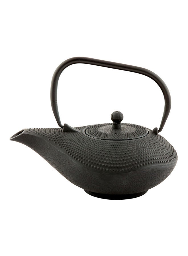 Restaurantware غلاية شاي تيتسوبين 34 أونصة من الحديد الزهر، 1 مع مصفاة - تحتفظ بالحرارة، مقبض منحني، غلاية شاي يابانية من الحديد الزهر الأسود، مزخرفة - Image 4