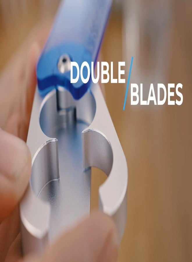 EQUADOSE Pill Splitter with Precision Aluminum Blades, Safely and Cleanly Cuts Small and Large Tablets, Vitamins, and Pills, Easy Tablet Divider for Accurate Medication Dosing - Image 3