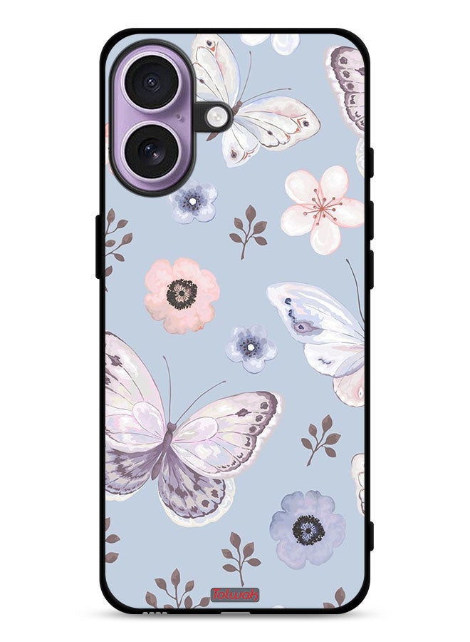 Tolwak Apple iPhone 17 Protective Case Cover Butterflies And Flowers - Image 1