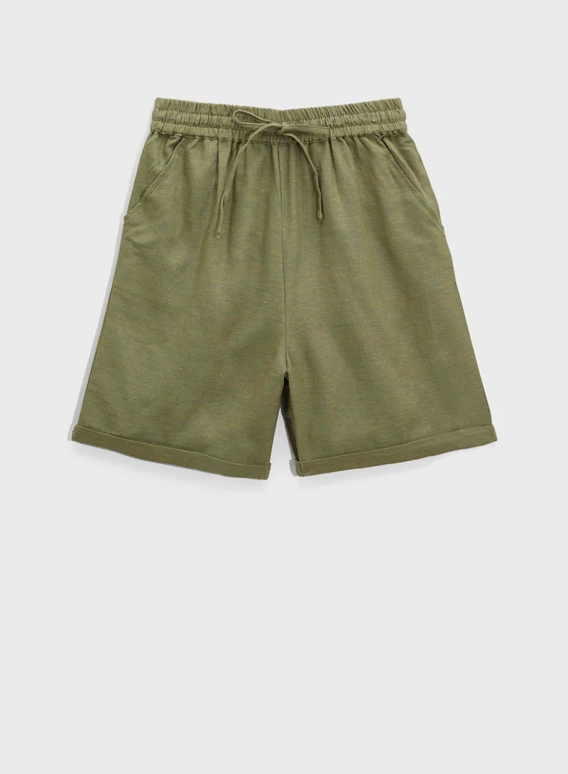 Ripples Resort Collar Shirt & Shorts Set