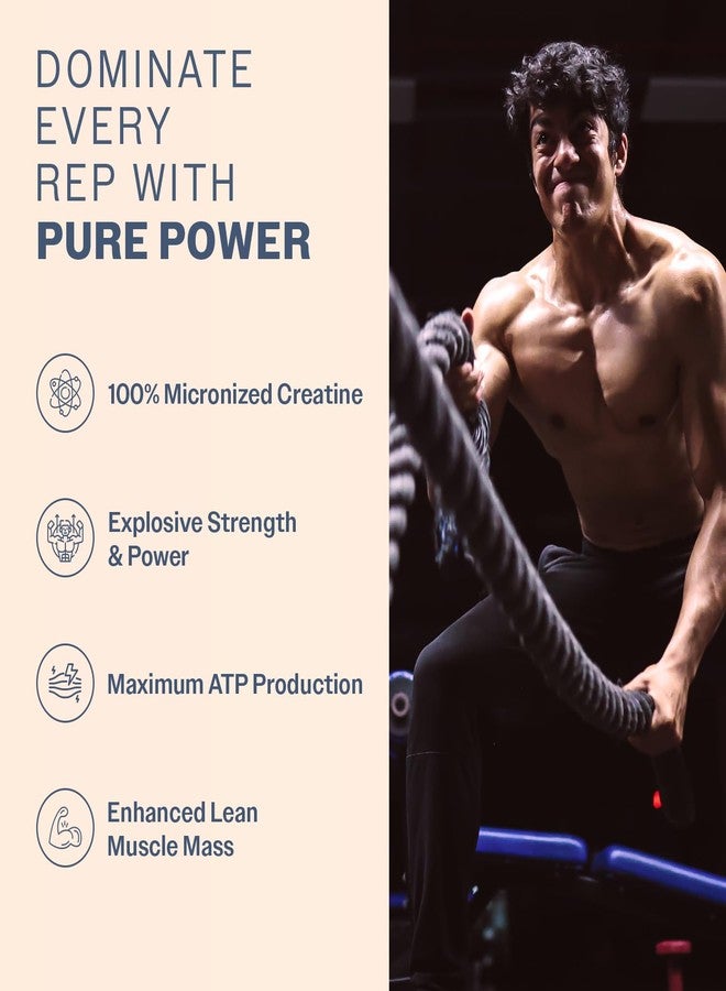 مسل بلايز مسحوق كرياتين أحادي الهيدرات دقيق الميكرون من MuscleBlaze، بدون نكهة (33 حصة، 100 غرام) - Image 4
